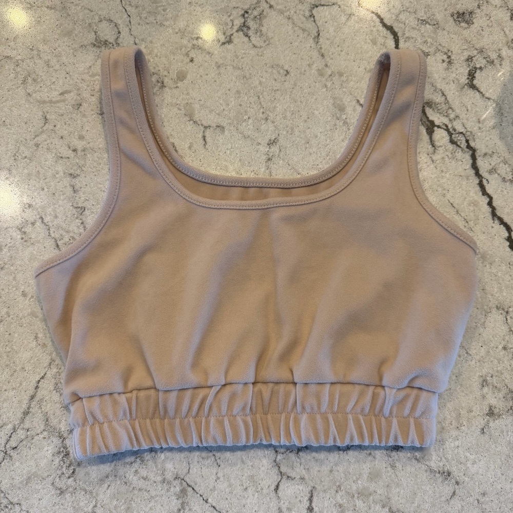 SHEIN women’s Tan Cropped Tank Top S